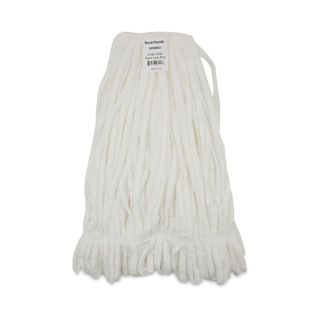 Boardwalk 1.25 in Looped-End Wet Mop, White, Cotton/Synthetic, PK12, BWK8003 BWK8003
